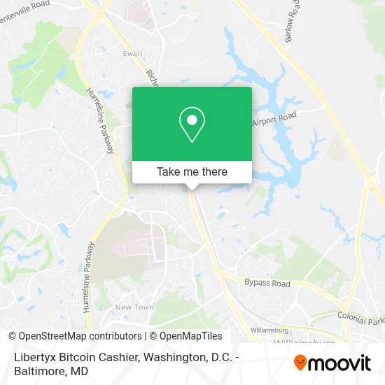 Libertyx Bitcoin Cashier map