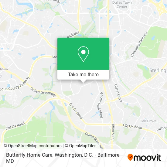 Butterfly Home Care map