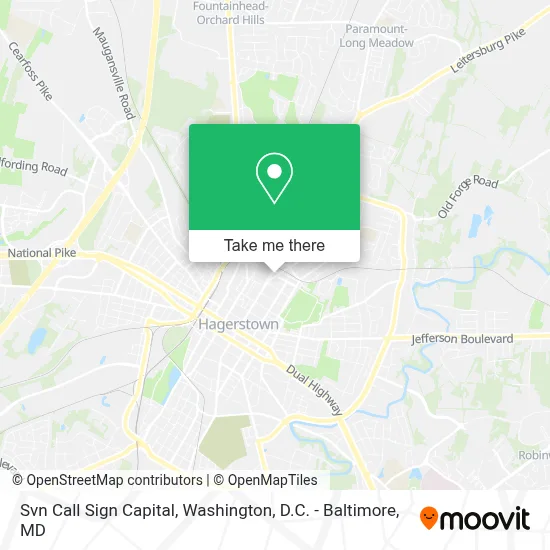 Svn Call Sign Capital map