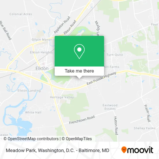 Meadow Park map