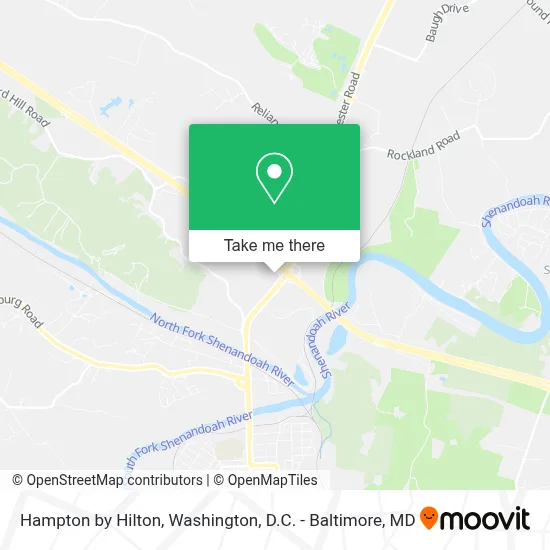 Hampton by Hilton map