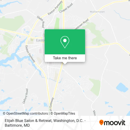 Elijah Blue Salon & Retreat map