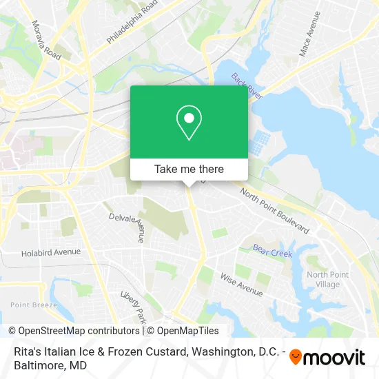 Rita's Italian Ice & Frozen Custard map