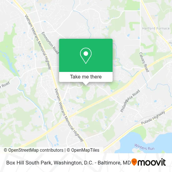 Box Hill South Park map