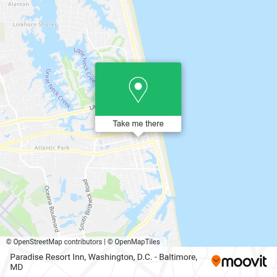 Paradise Resort Inn map