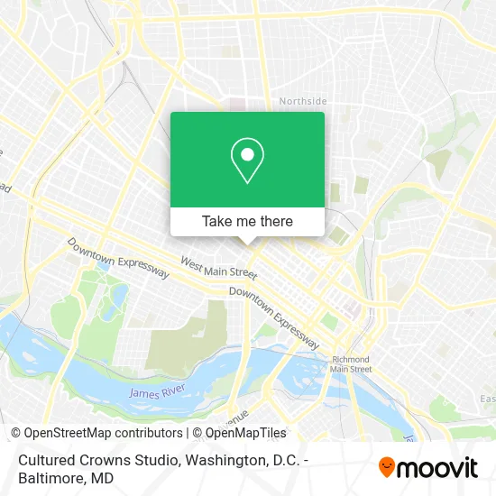 Cultured Crowns Studio map