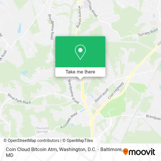 Coin Cloud Bitcoin Atm map