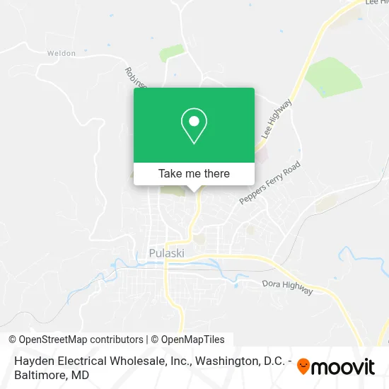 Hayden Electrical Wholesale, Inc. map