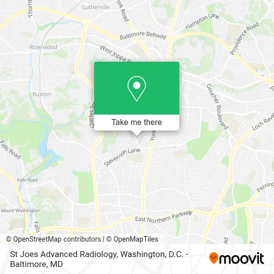 St Joes Advanced Radiology map
