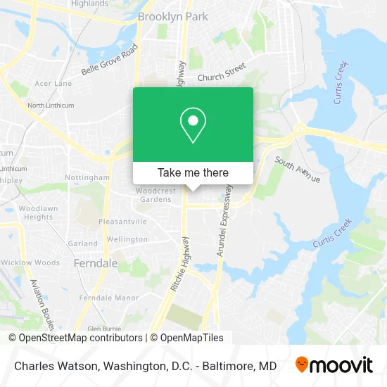 Charles Watson map