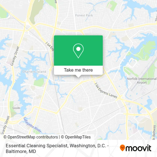 Essential Cleaning Specialist map