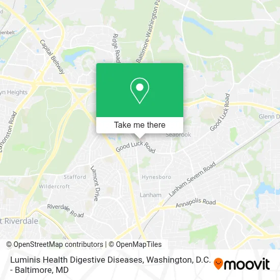 Luminis Health Digestive Diseases map