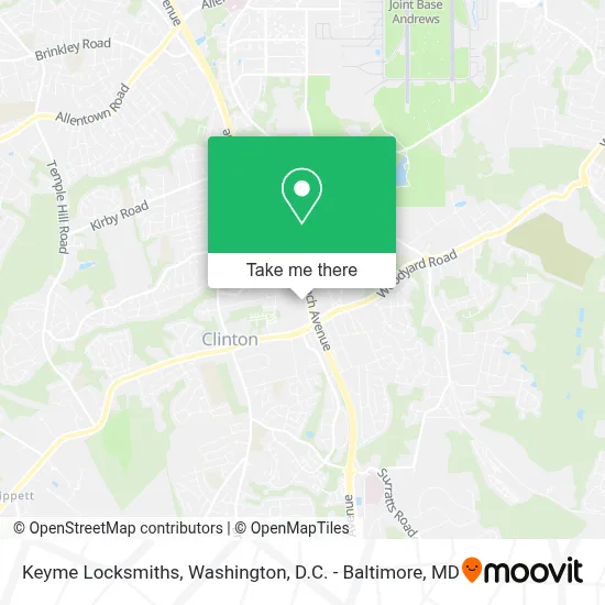 Keyme Locksmiths map