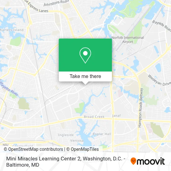 Mini Miracles Learning Center 2 map