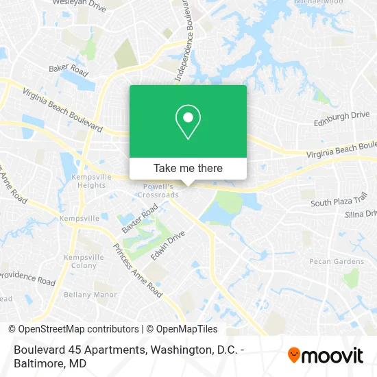 Boulevard 45 Apartments map