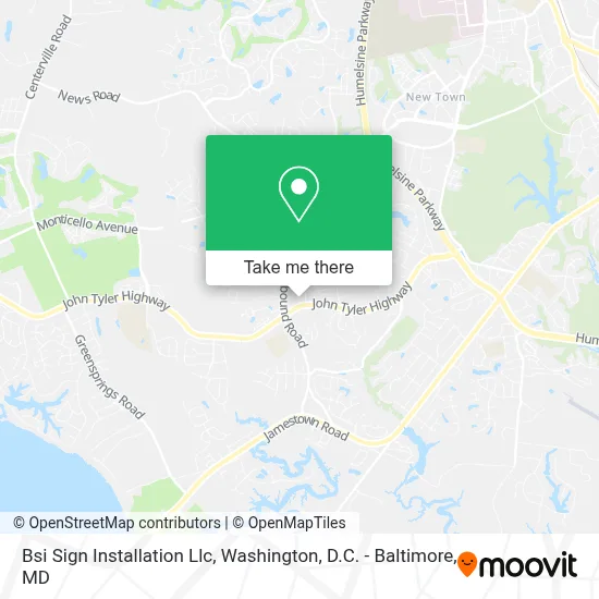 Bsi Sign Installation Llc map