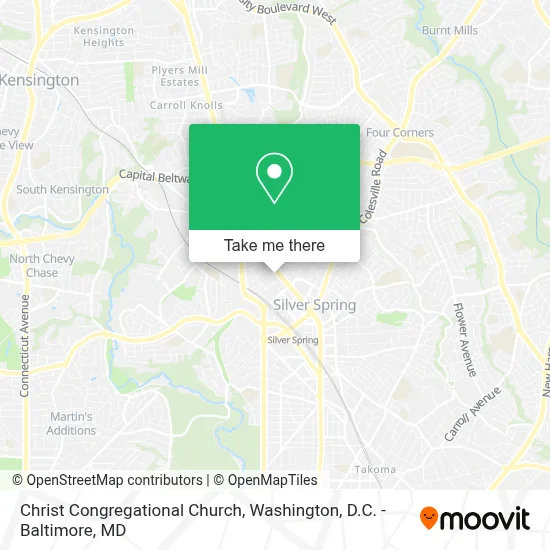 Christ Congregational Church map