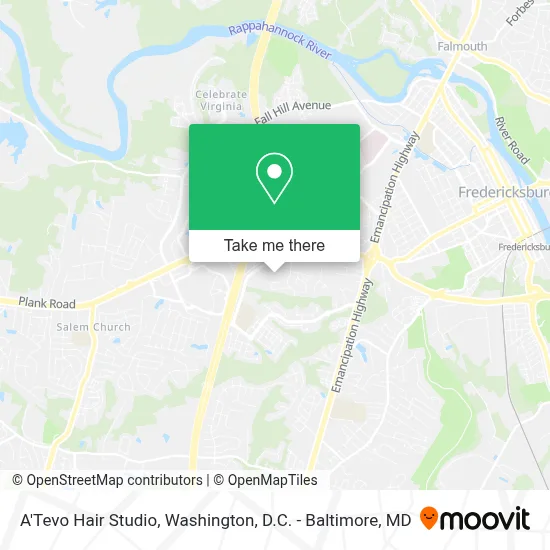 A'Tevo Hair Studio map