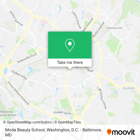 Moda Beauty School map