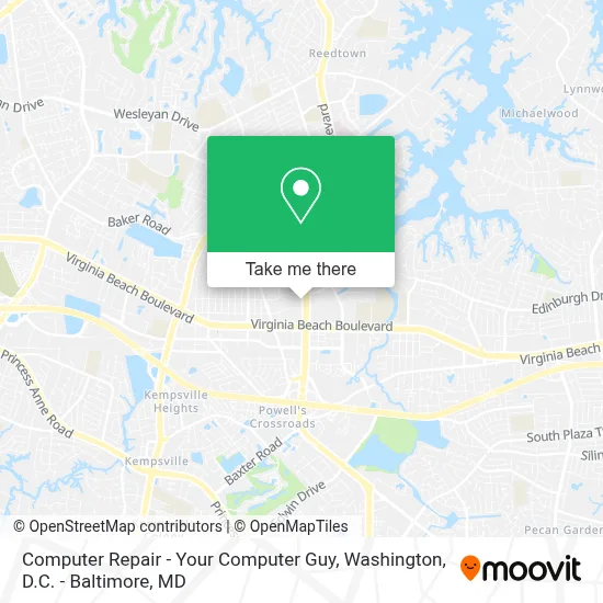 Computer Repair - Your Computer Guy map