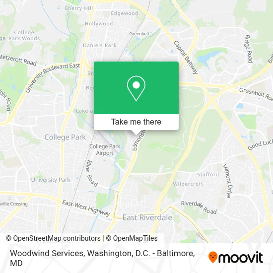 Woodwind Services map