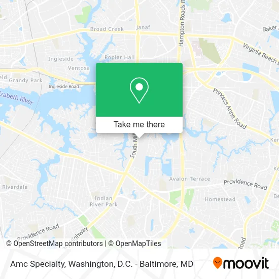 Amc Specialty map