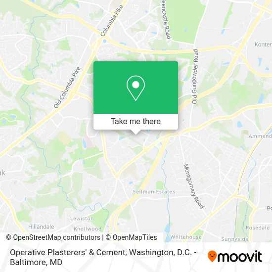 Operative Plasterers' & Cement map