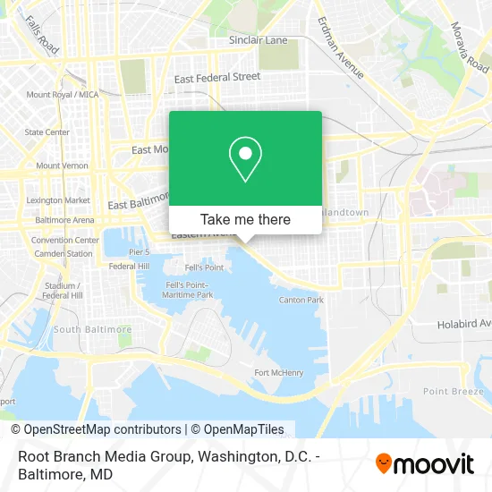 Root Branch Media Group map