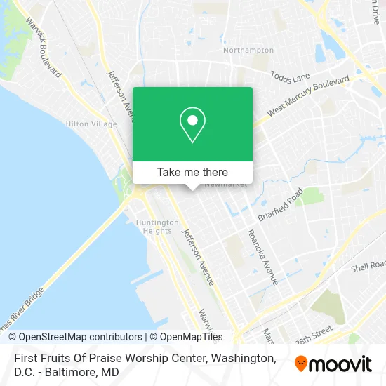 First Fruits Of Praise Worship Center map