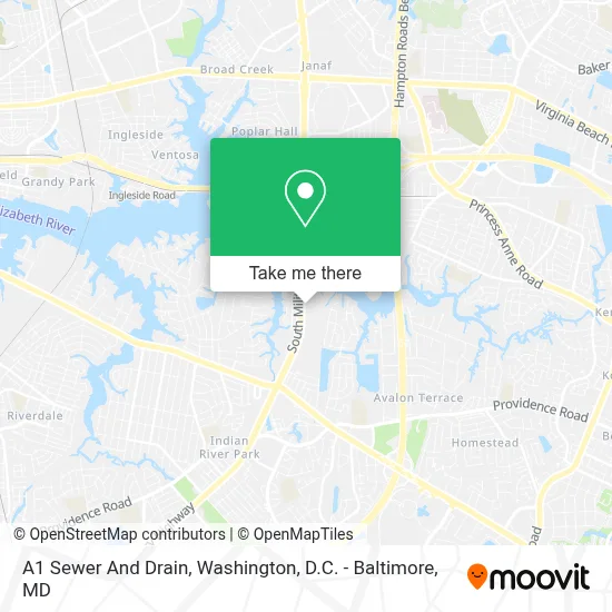 A1 Sewer And Drain map