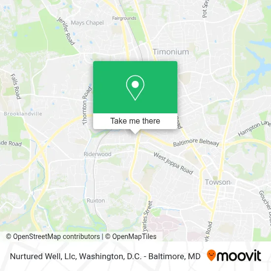 Nurtured Well, Llc map