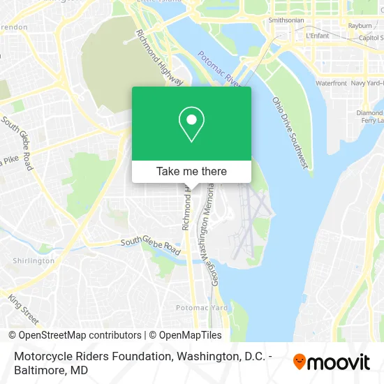 Motorcycle Riders Foundation map