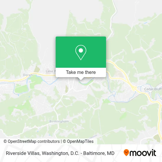 Riverside Villas map