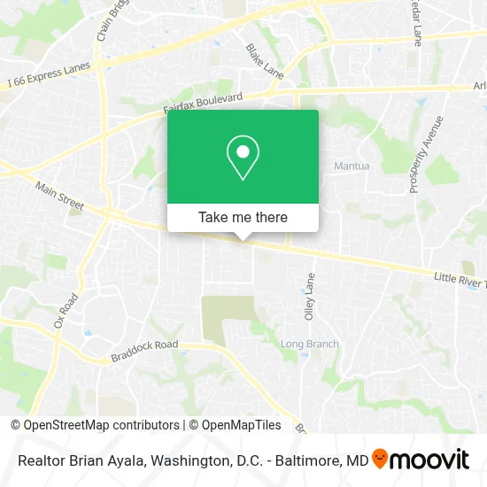 Realtor Brian Ayala map