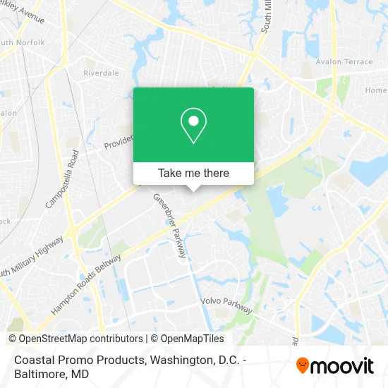 Coastal Promo Products map
