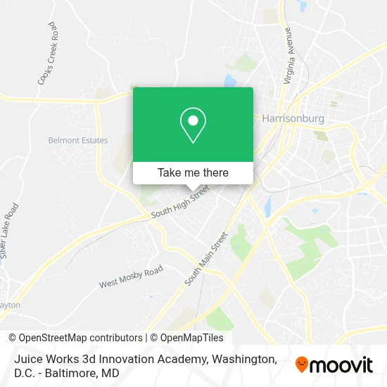 Juice Works 3d Innovation Academy map
