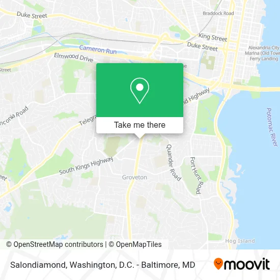 Salondiamond map