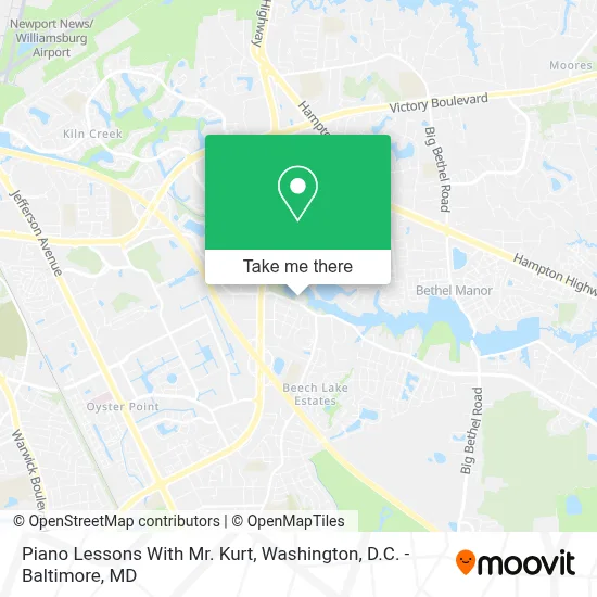 Piano Lessons With Mr. Kurt map