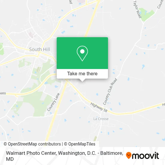 Walmart Photo Center map