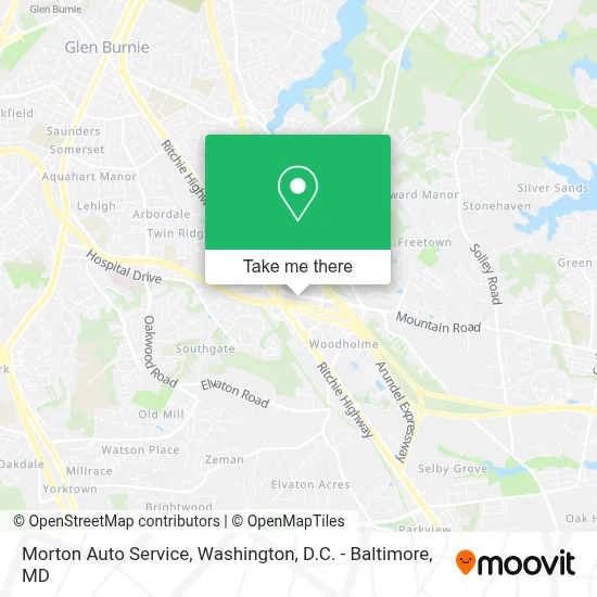 Morton Auto Service map