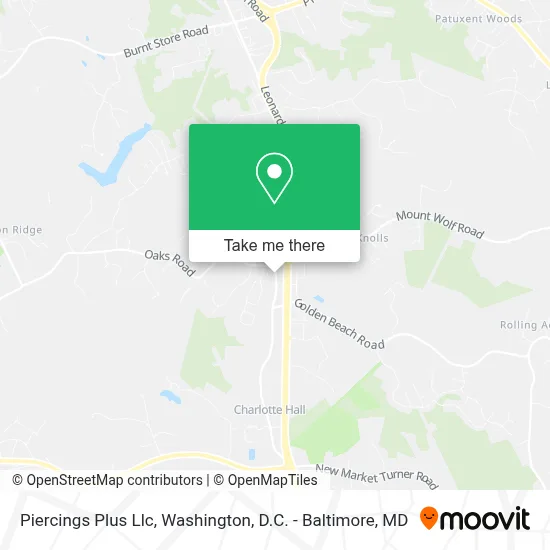 Piercings Plus Llc map