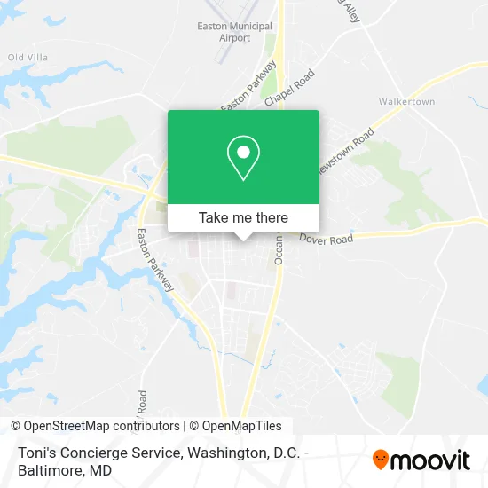 Toni's Concierge Service map