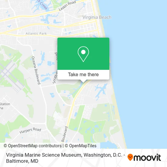 Virginia Marine Science Museum map