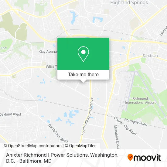 Anixter Richmond | Power Solutions map