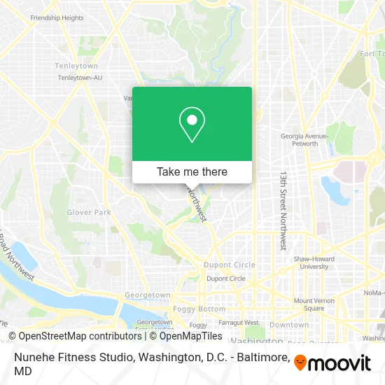 Nunehe Fitness Studio map