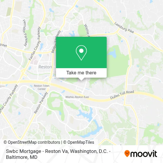 Swbc Mortgage - Reston Va map
