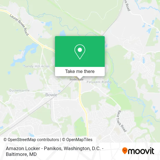 Amazon Locker - Panikos map