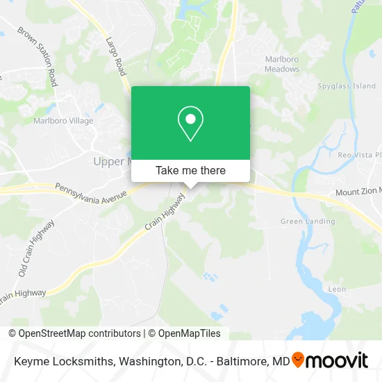 Keyme Locksmiths map