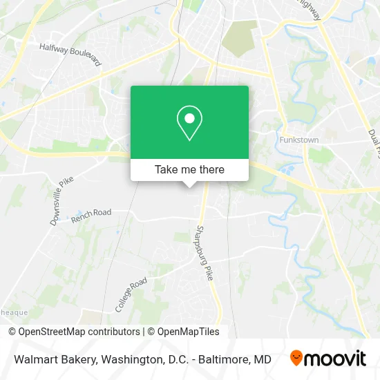 Walmart Bakery map
