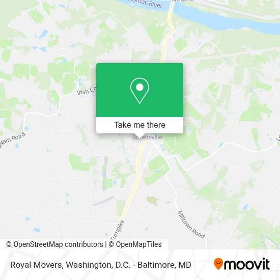 Royal Movers map